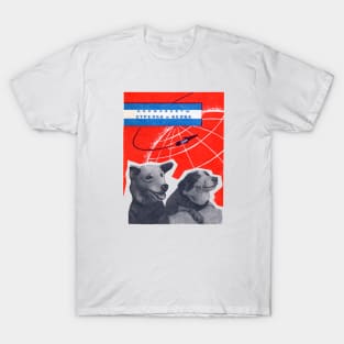 1960 Space Dogs Strelka and Belka T-Shirt